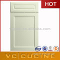 Guangzhou white gloss pvc mdf kitchen cabinet doors